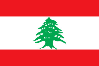 flagi krajów arabskich - Flaga Libanu