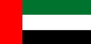 flagi krajów arabskich - Flaga Zjednoczonych Emiratów Arabskich