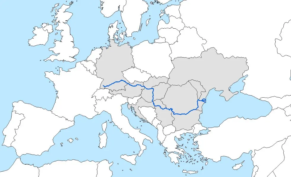 przez jakie państwa przepływa Dunaj