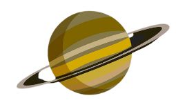 Planety gazowe nazwy - Saturn