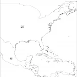 mapa Ameryki Północnej ze stolicami