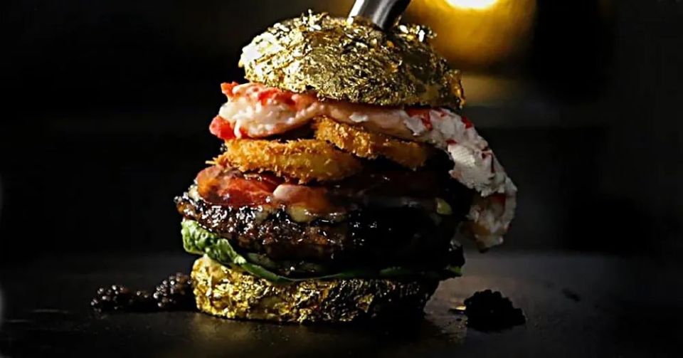 najdroższe danie na świecie - Golden Boy Burger